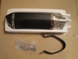 51MM Motorcycle Exhaust Pipe Muffler R1200GS Z900 Z1000 ER6N ZX6R XMAX300 #E214 - Bild 1 von 4
