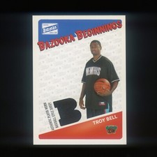 2003-04 Topps Bazooka Beginnings Troy Bell BBE-TB game worn jersey Grizzlies