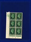1937 Sg462 ½D Green Q1 Ctrl E39 Cyl.76 Dot Perf 6B(E/P) Mnh Cat £35 Pdwk
