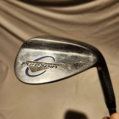 Pure Spin Diamond Face 48* Gap Wedge Wedge Graphite RH 36.5" Tungsten Sole - Image 1 of 4