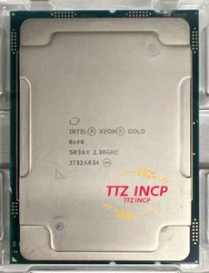 Intel Xeon Gold 6140 2.3GHz 18-Core 24.75MB LGA 3647 10.4GT/s Processor SR3AX - Picture 1 of 4