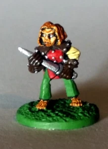 Ral Partha - Female Halfling Fighter (03-159) - Metall - bemalt - Picture 1 of 2
