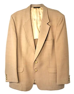 Kingsridge Men's Blazer 46R Lyons Custom Fabric Chambersburg, PA Gold Buttons - Picture 1 of 10