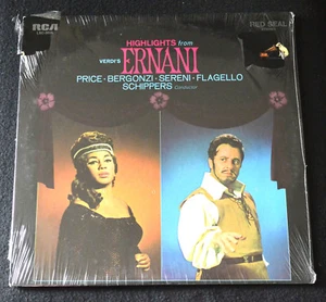 PRICE,BERGONZI,SERENI,FLAGELLO,SCHIPPERS-HIGHLIGHTS FROM ERNANI-1968-SEALED LP - Picture 1 of 7