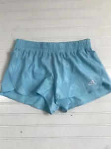 Adidas Hazy Sky Short Pacer Shorts womens Size Small 3 inch inseam Training - Picture 1 of 12
