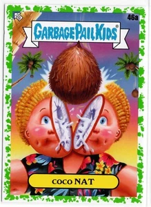 Garbage Pail Kids Go On Vacation 46a COCO NAT Booger Green Parallel Topps GPK - Picture 1 of 2