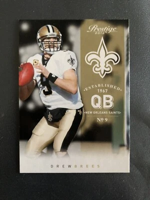 2012 Drew Brees Panini Prestige New Orleans Saints #114 - Image 1 of 2