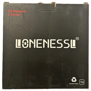 Filamento para impresora 3D LONENESSL PLA 1,75 mm 1 kg/2,2 lb fluorescente transparente - Imagen 1 de 2