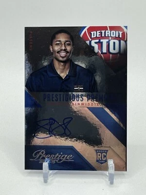 2014 Prestige Prestigious Premieres Signatures Spencer Dinwiddie Silver Auto RC - Image 1 of 2