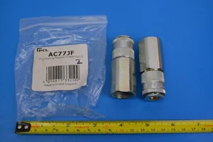 2 x PCL AC77JF PF Acoplamiento Hembra Rosca Rp 1/2" - Imagen 1 de 4