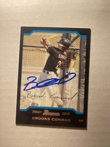Houston Astros BROOKS CONRAD Signed Card