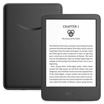 AMAZON KINDLE E-READER, 11TH GEN, 16GB, WI-FI, 6", BLACK  2022 RELEASE - Image 1 of 4