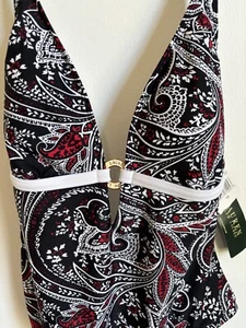 Ralph Lauren One Piece Swimsuit Size 8 - Picture 1 of 4