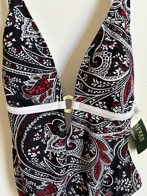 Ralph Lauren One Piece Swimsuit Size 8 - Image 1 of 4