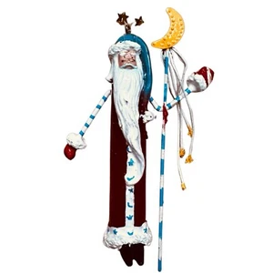 DEPARTMENT 56 LOLLYSTICKS Kym Bowles Santa Moon Shooting Stars Stick - Picture 1 of 6