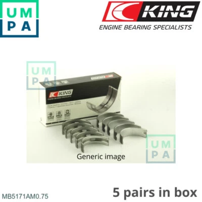 CRANKSHAFT BEARING SET +0.75mm FOR MAZDA 9AFPFP9A 1.8L -DS/2C/7E/7GFS 2.0L  - image 1 of 4