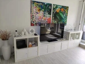Kallax Ikea Regale mit Türen -ohne Tv und Deko - Bild 1 von 2