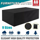 Waterproof Outdoor Furniture Cover Yard Uv Garden Table Sofa Chair Protector Au