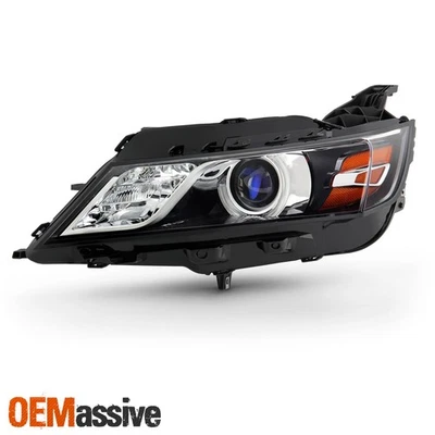 Para 14-20 Chevy Impala HID/Xenón No AFS Proyector Faro Negro Driver Izquierdo Foto 1 de 4