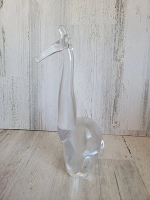 Silverbrook Cristal Plomo Jirafa Vidrio Zoológico Animal Figura Coleccionable De Colección Foto 1 de 4