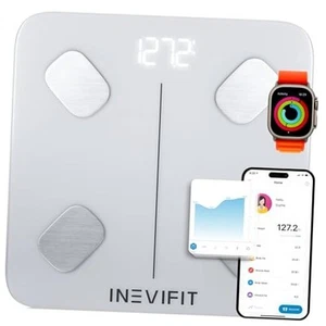 Smart Body Fat Scale, Highly Accurate Bluetooth Digital Bathroom Body - Picture 1 of 7