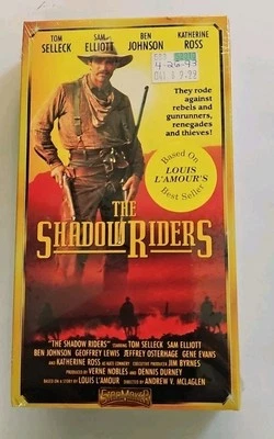 The Shadow Riders VHS SEALED Hype Starmaker Tom Selleck Sam Elliott VTG  - Image 1 of 4