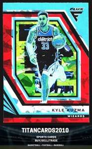 Kyle Kuzma 2022-23 Panini Flux Red Ice Washington Wizards #57 - Picture 1 of 2