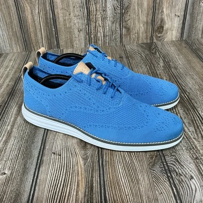 Cole Haan Original Grand Stitchlite Punta de Ala Oxford Azul Pacífico C29433 Para Hombres 10.5M Foto 1 de 4