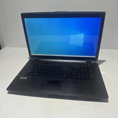 Sager Clevo W150HRM 17" Laptop i7-2630QM 4gb Ram 500gb SSD Windows 10 Home - Image 1 of 4