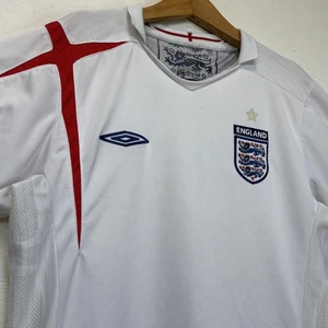 Umbro Game Shirt Uniform Top White Beckham Rooney - Picture 1 of 14