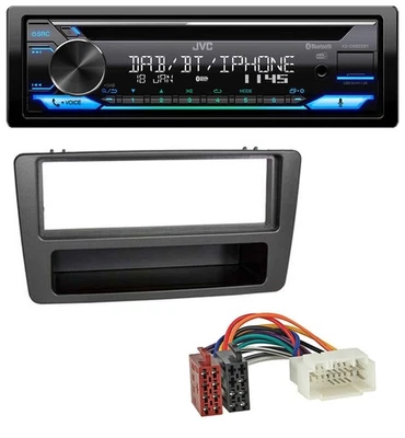 JVC Bluetooth MP3 USB DAB CD Autoradio für Honda Civic 01-03 man. Klima anthrazi - Bild 1 von 4