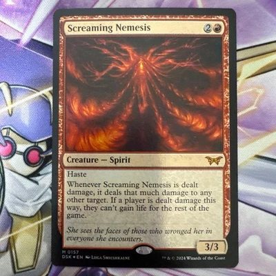 MTG Screaming Nemesis English Foil Play Used - Image 1 of 2