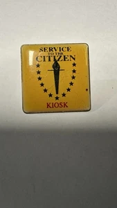 Service To The Citizen Lapel Pin Union Made USA - Picture 1 of 2