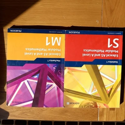 Edexel AS & A Level Mathematics Modular S1 & M1 - Image 1 of 2