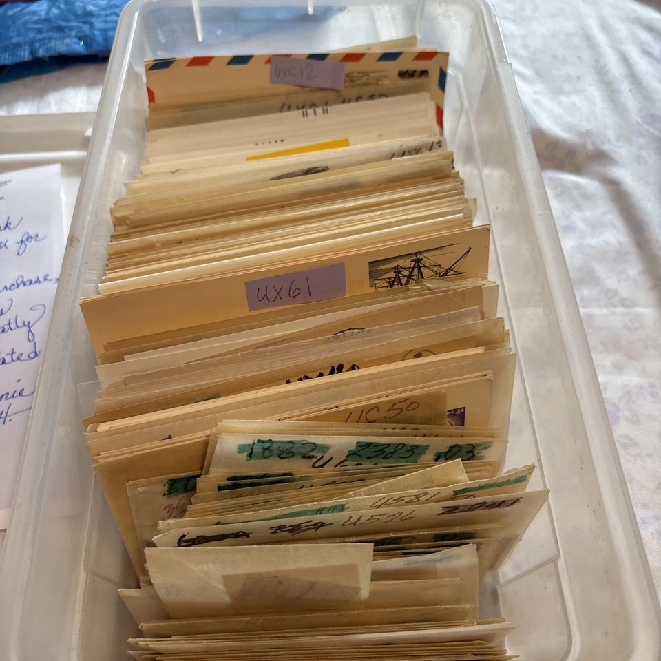 USPS Cut Corners (68 Envelopes) And Postal Cards, Used, Mint, Vintage, First DCs - Image 1 of 4