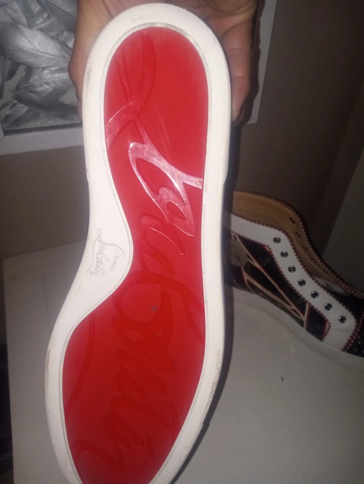 louboutin Hombre Zapatos Zapatillas Altas 43-12 Foto 1 de 4