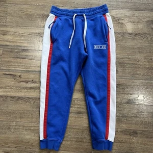 Nike Air Joggers Sweatpants Men’s Size Large Casual Red White Blue Colorblock - Picture 1 of 9
