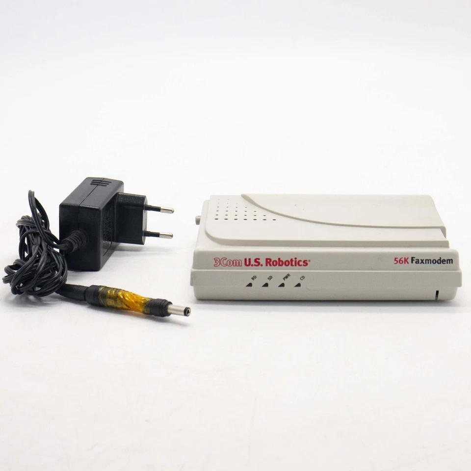 Modem 56K 3COM 245630-01 Parallel U.S Robotics Faxmodem Vintage Working - Image 1 of 4