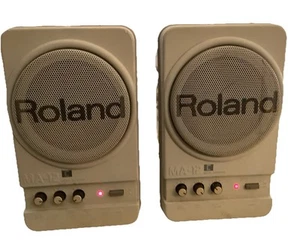 Roland MA-12C Stereo Micro Monitor Speakers Pair - Picture 1 of 11
