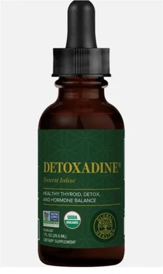 Global Healing Detoxadine Nascent Iodine For Thyroid Support, 1 Fl Oz BB 7/2027 - Image 1 of 2