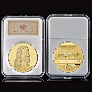 Italian Artist Leonardo Da Vinci Painting Last Supper Gold Commemorative Coin - Picture 1 of 11