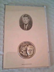 Wittnauer Sterling Silver John F. Kennedy Round Medal - Picture 1 of 4