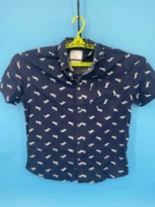 All Over Print Flugzeug Hemd XL Slim Fit Button Down Tasche Jet 747 Pilot AOP  - Bild 1 von 15