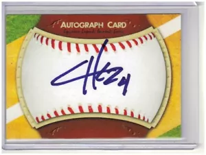 Chesny Young-Chicago Cubs- Autographed Baseball Signature Card - Picture 1 of 1