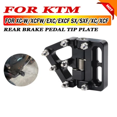 For KTM SX SXF XC XCF XC-W XCFW EXC EXCF 125-500 Rear Brake Pedal Step Tip Plate Foto 1 de 4