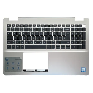 DELL Inspiron 5584 P85F Palmrest UK Keyboard QWERTY Cover 0DFX5J - Picture 1 of 2