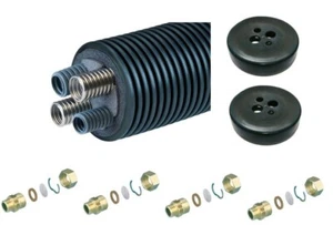 Wärmepumpenrohr SR EW 2xDN32/145 mit KSR 2xDN32+KSR da/di 32/24+25/20 mm/145 mm - Bild 1 von 5