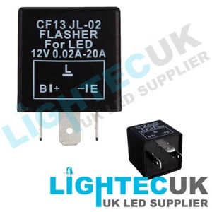 LIGHTEC CF13 JL-02 3 PIN RELAY LED FLASHER CAR BIKE TURN SIGNAL INDICATOR LIGHT - Picture 1 of 5