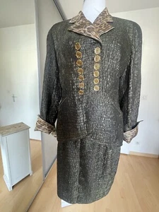CHRISTIAN DIOR. Magnifique Tailleur Veste Et Jupe. Comme Neuf. Vintage. - Imagen 1 de 10