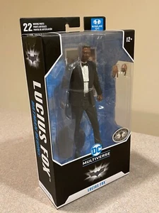 McFarlane DC Multiverse Batman Begins Lucius Fox Platinum 7" Action Figure NEW - Picture 1 of 7